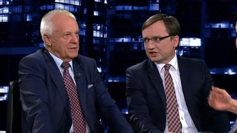 Stefan Niesiołowski i Zbigniew Ziobro w "Kropce nad I"