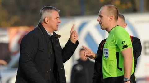 Dariusz Wdowczyk miał do przekazania kilka uwag arbitrowi