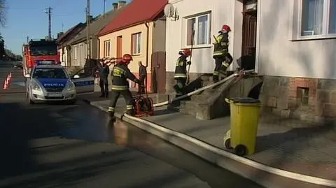 Mężczyzna zginął w pożarze domu jednorodzinnego w Łopiennie