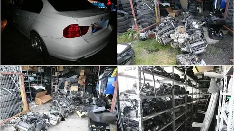 Policja schwytała gang złodziei samochodów