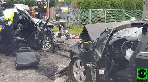 Tragiczny wypadek w Pawłowie. Zginęła jedna osoba, sześć osób rannych