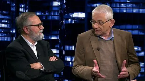 Ludwik Dorn i profesor Ryszard Bugaj w "Kropce nad i"