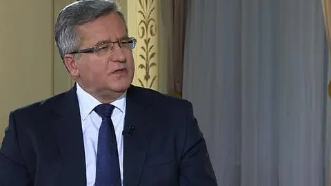 Bronisław Komorowski gościem "Kropki nad i"