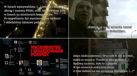 "Wiceminister i sfałszowane podpisy" - pierwsza część reportażu 