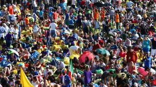 Na Błoniach odbywała się Droga Krzyżowa z udziałem papieża Franciszka