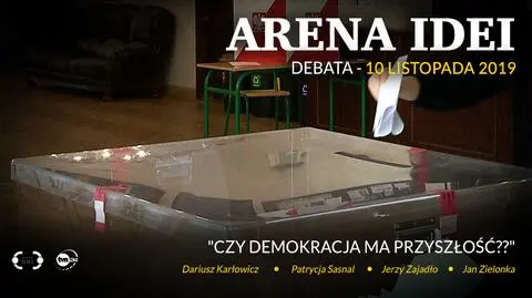 "Arena Idei" w TVN24: czy demokracja ma przyszłość?