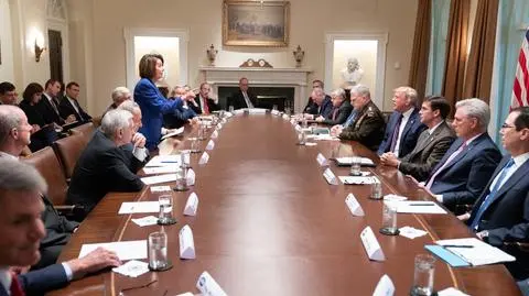 Pelosi wyszła ze spotkania z Trumpem