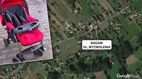 Matka w ostatniej chwili zepchnęła wózek z dzieckiem przed autem