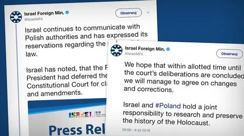 Israel hopes to agree with Poland "on amendments to the law"