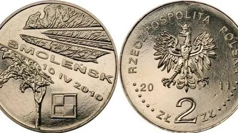Smoleńska moneta z lotniczym błędem