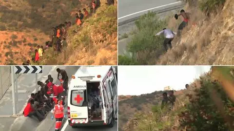 Ceuta. Setki migrantów forsowały granicę