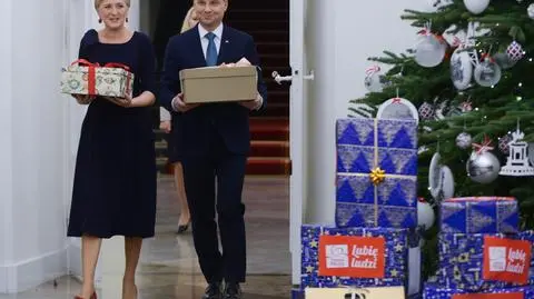 "Szlachetna paczka" dla potrzebującej rodziny od pary prezydenckiej