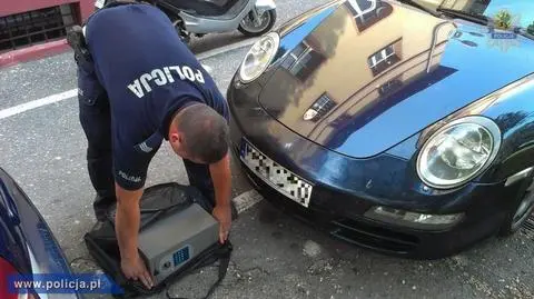W bagażniku porsche wieźli skradziony sejf