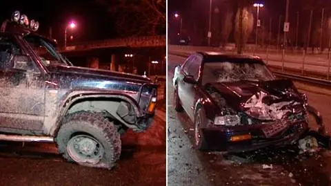 Wypadek w Łodzi
