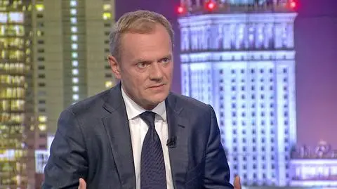 Donald Tusk w „Faktach po Faktach” w TVN24