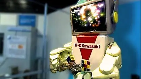 Robot uczy układania kostki Rubika