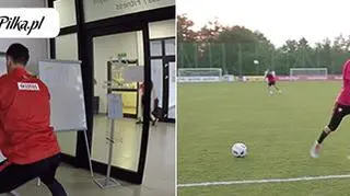 Szczęsny sprawdzał refleks, Fabiański rzecznika kadry