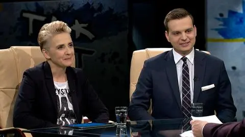 Joanna Scheuring-Wielgus i Jakub Kulesza w Tak Jest