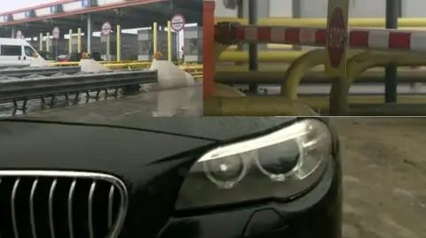 Autostradowa bramka do... łapania złodziei samochodów