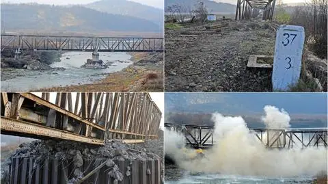 Wysadzenie mostu na Skawie