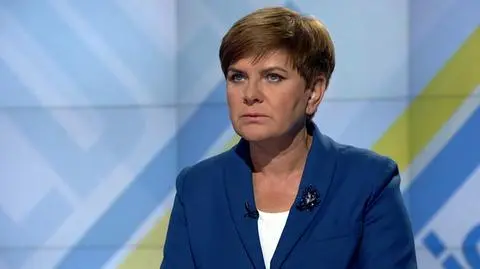 Beata Szydło w "Jeden na jeden"