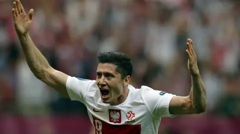 "Lewy" po zdobyciu bramki