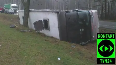 Wypadek kibiców "Jagi"