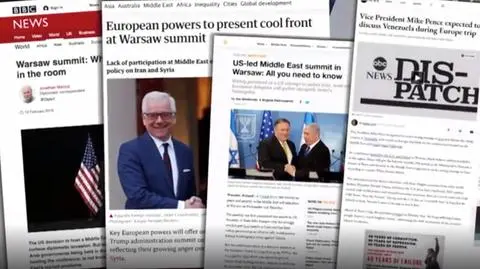International media commented widely on the U.S.-sponsored conference on Middle East security in Warsaw