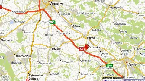 Seria kolizji na A4, tworzyły się korki