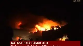 Sudański samolot pasażerski rozbił się podczas lądowania w stolicy Sudanu, Chartumie. Na pokładzie było 217 pasażerów. Źródła sudańskie mówią o co najmniej 100 zabitych. Tamtejsza telewizja informuje, że katastrofę przeżyło 13 członków załogi Airbusa. (Reuters)
