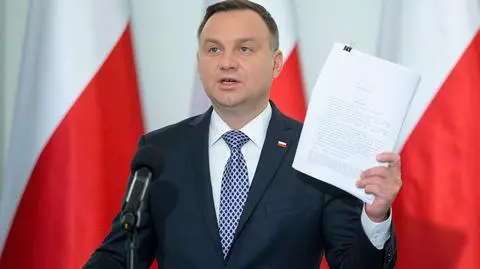 Duda o projektach ustaw o SN i KRS