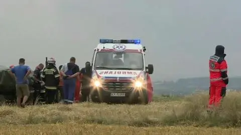 Na miejsce przyjechało pogotowie i straż pozarna