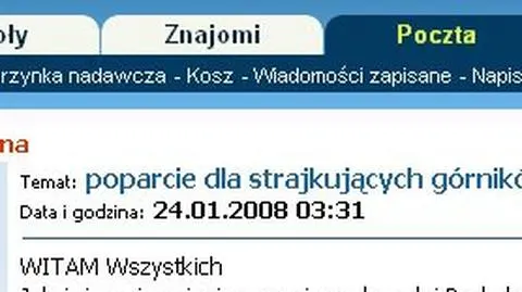 Górnicy z "Budryka" kwestują na naszej-klasie