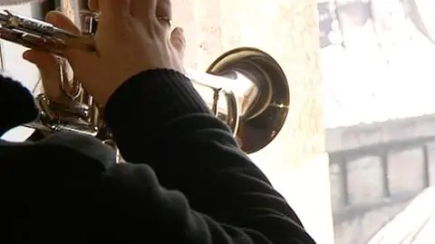 Melodię zagrał trębacz Capelli Cracoviensis