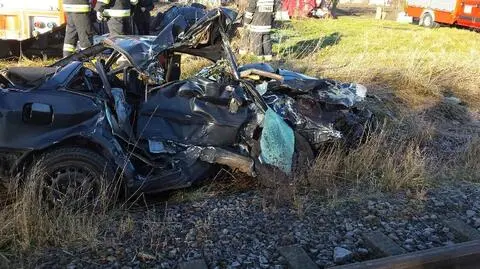 Malbork: wypadek na przejeździe kolejowym