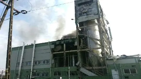 Eksplozja w zakładzie pod Radomskiem. "Walczyliśmy, żeby ogień nie doszedł do zbiornika z alkoholem"