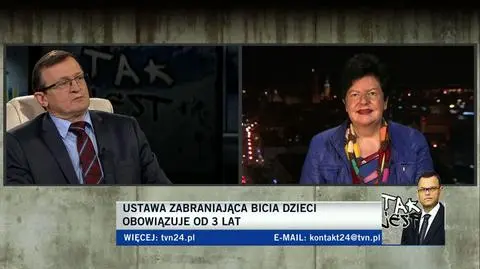 Tadeusz Cymański i Joanna Senyszyn w "Tak jest"