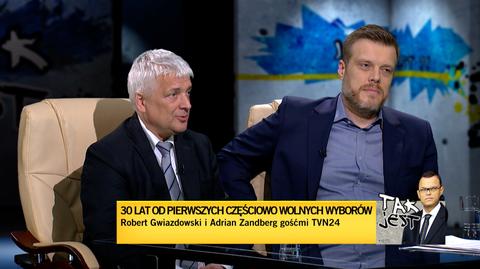 Robert Gwiazdowski i Adrian Zandberg w Tak jest
