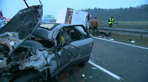 Szczecin. Wypadek na trasie S3 przy węźle Pyrzyce