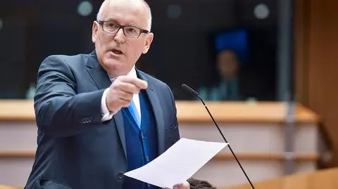 Frans Timmermans po raz kolejny zabrał głos na temat działań polskiego rządu 