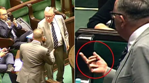 Piotr Pyzik. Poseł PiS pokazywał środkowy palec w Sejmie