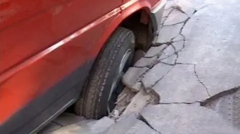 "Ten asfalt się po prostu ugina"