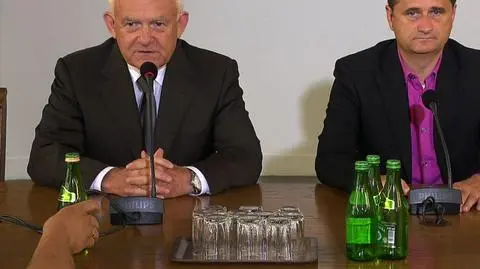 Konferencja Leszka Millera i Janusza Palikota