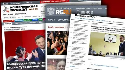 Rosyjskie media nie spodziewają się większych zmian w relacjach z Polską po zwycięstwie Andrzeja Dudy