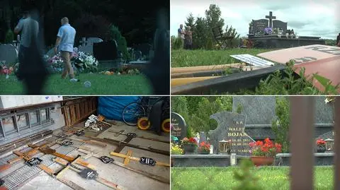 Braniewo: Zdewastowane nagrobki, rozkopany grób dziecka