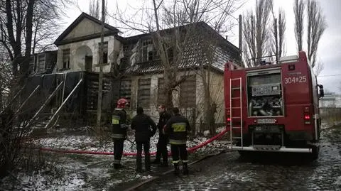 Kolejny pożar zabytkowego dworu w Gdańsku