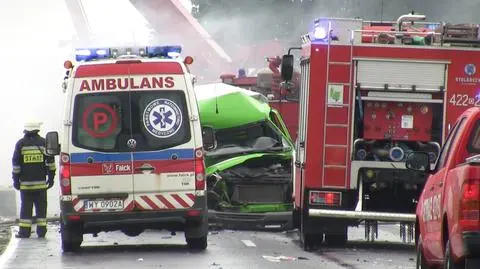 Wypadek na drodze krajowej nr 45. Jedna osoba nie żyje