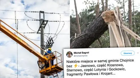 Pomorze: Sprawdzamy gdzie nie ma prądu po nawałnicach