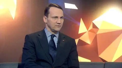 Radosław Sikorski był gościem programu "Świat"