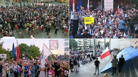 Protests in defense of the Supreme Court all over Poland
